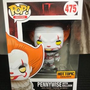 Pennywise with Balloon #475 Funko Pop Hot Topic
